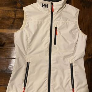 Helly Hansen white vest. Size L.